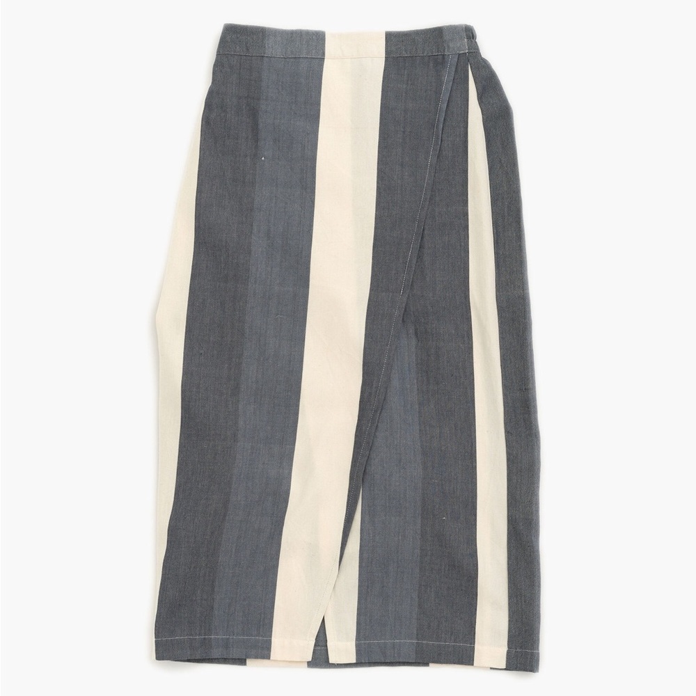 NEW MADEWELL TRIBE ALIVE STRIPED ENVELOPE SKIRT L